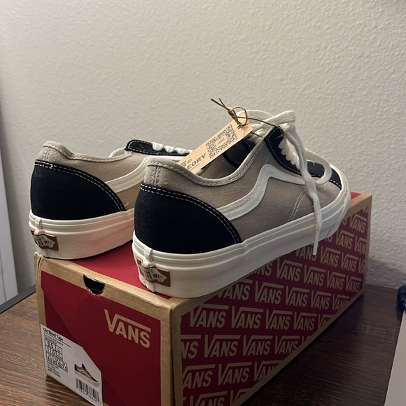 NWT VANS Men's Eco Theory Old Skool Tape Shoes - Nude/Brown/Black - VN0A54F4BLK - Picture 6 of 9